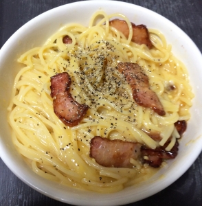 カルボナーラ完成